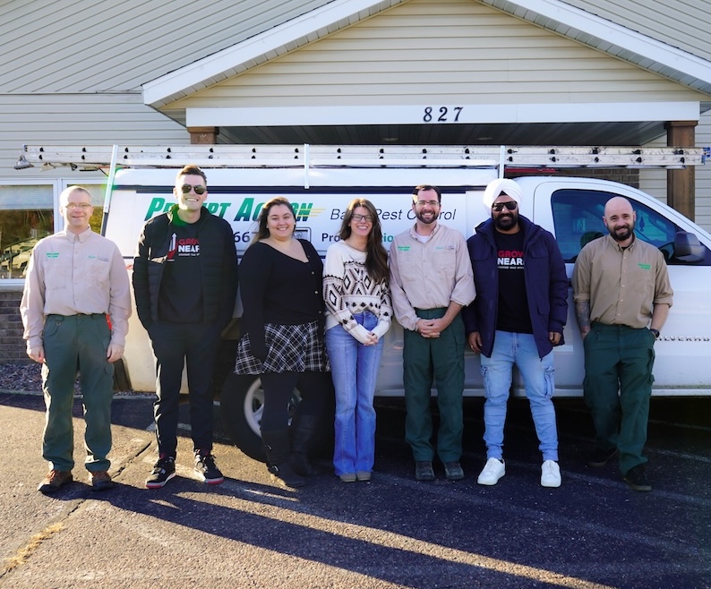 prompt action group in front of van